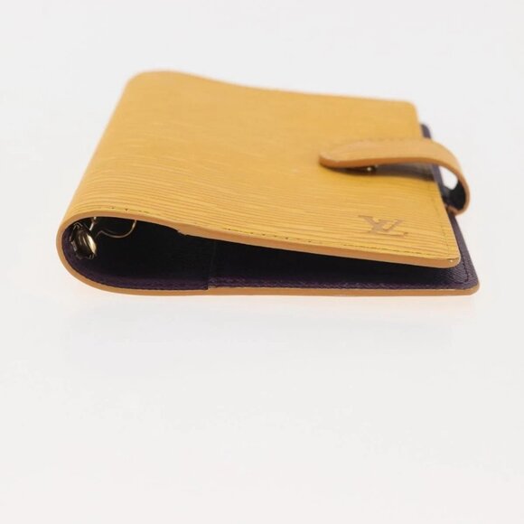 LOUIS VUITTON Epi Agenda PM Day Planner Cover Yellow R20059 LV Auth 146025 - Picture 5 of 16